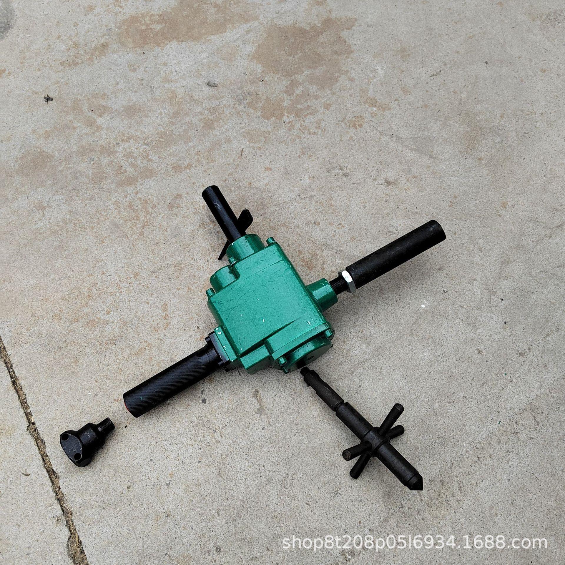 小型风动打孔机矿用手持气动轨道钻矿井下用ZK19气动轻轨钻孔机