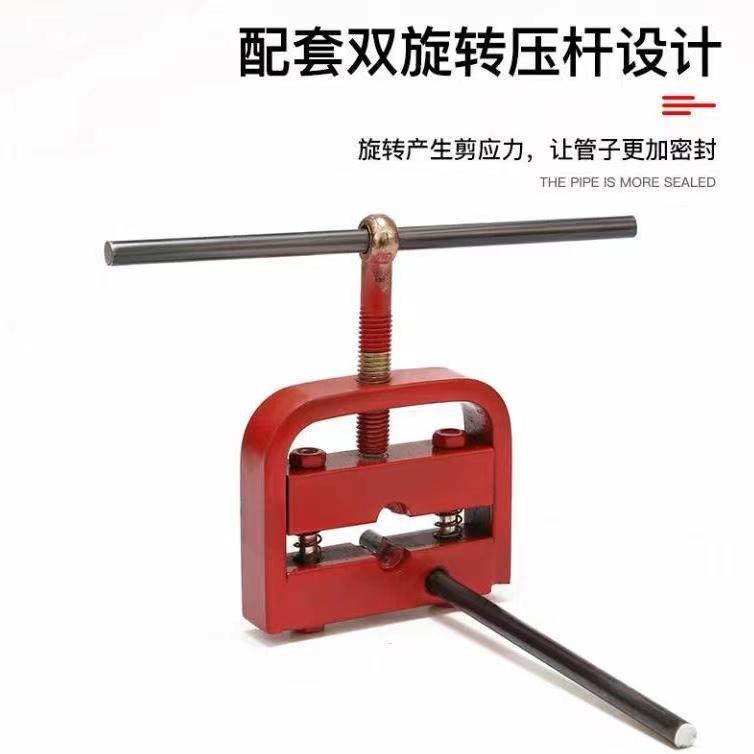 便携式压管机打药管便携式压管机农用喷雾器高压胶管钢套铜接头扣