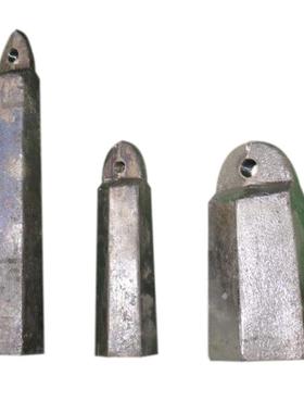 370301测深铅锤3.2KG船用水深测量吊锤sounding lead测深绳手锤