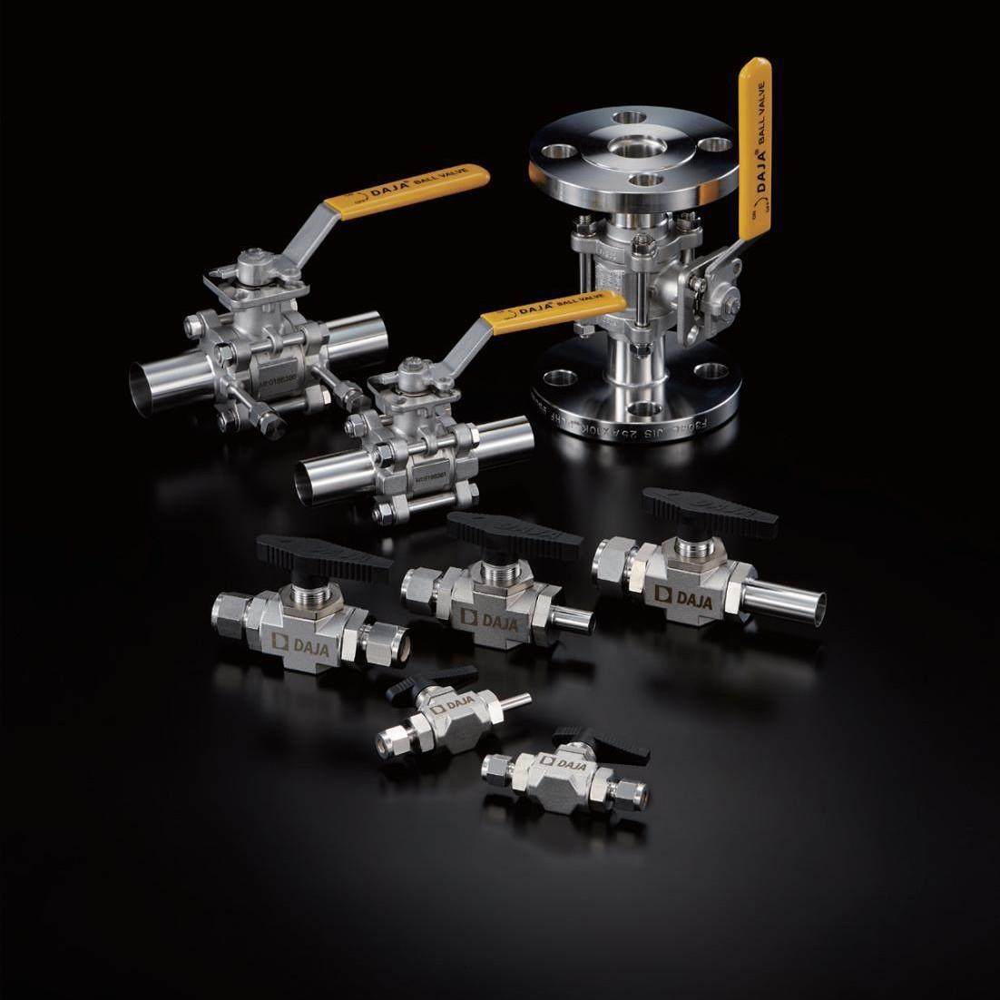 台湾大甲DAJA不锈钢管EP管BA管AP管三通弯头焊接球阀法兰LOK VCR.