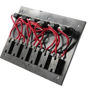 JH2016游艇房车6组扭子开关面板带保护六位拨动按键汽车多路开关