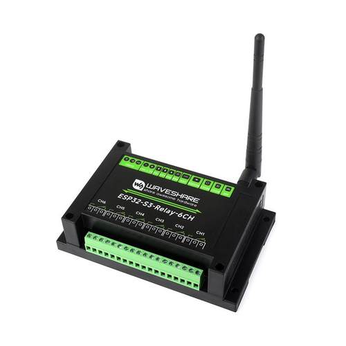 ESP32-S3工业级6路WiFi网络继电器模块 支持WiFi/蓝牙/RS485/Pico