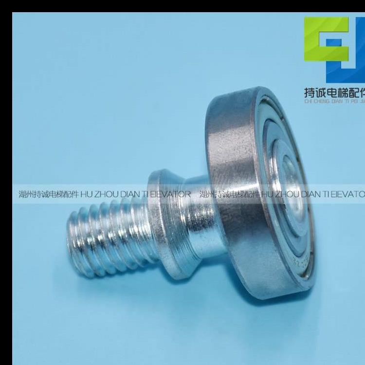 钢丝绳配件m10电梯门挂板偏心轮28*7*门下轮门挡轮轮电梯