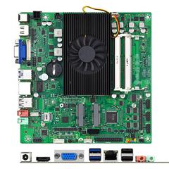 JS ITX-4568A01-4200U工控主板迷你ITX一体机千兆网板载CPU风扇