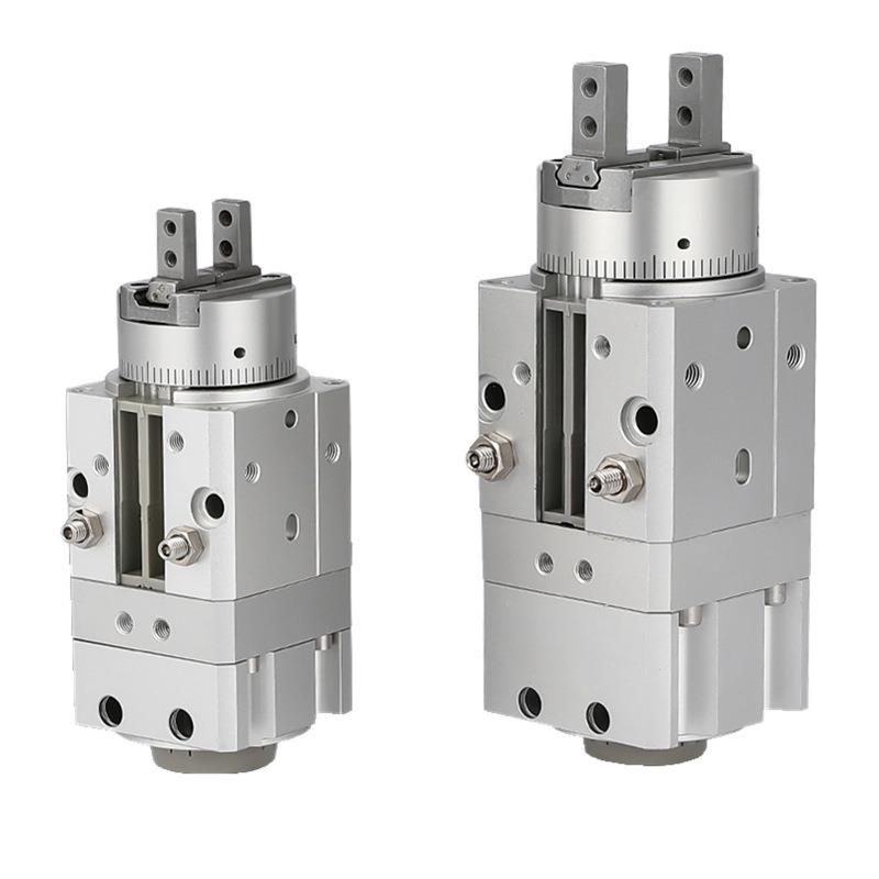 BAOCN摆台旋转夹紧手指气缸MRHQ10-16-20-25旋转摆动90 180度