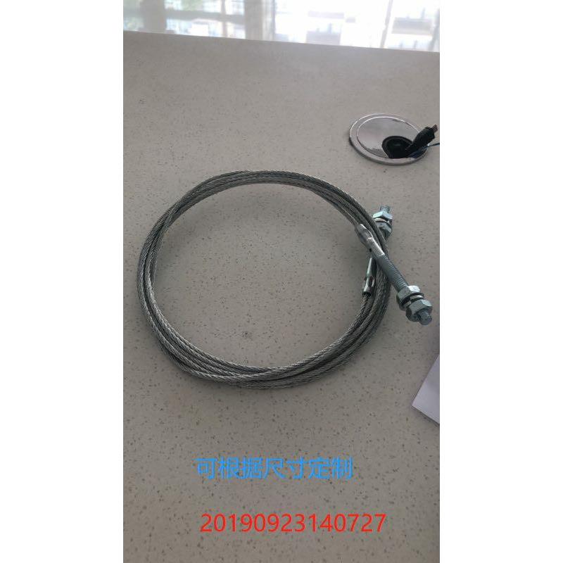 适用於 永大电梯厅层轿门重锤钢丝绳 传动自闭弹簧开门距联动组件