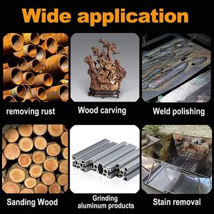 跨境电钻钢丝刷20pc抛光除锈电钻刷通用款 4英寸六角杆碗缝隙刷