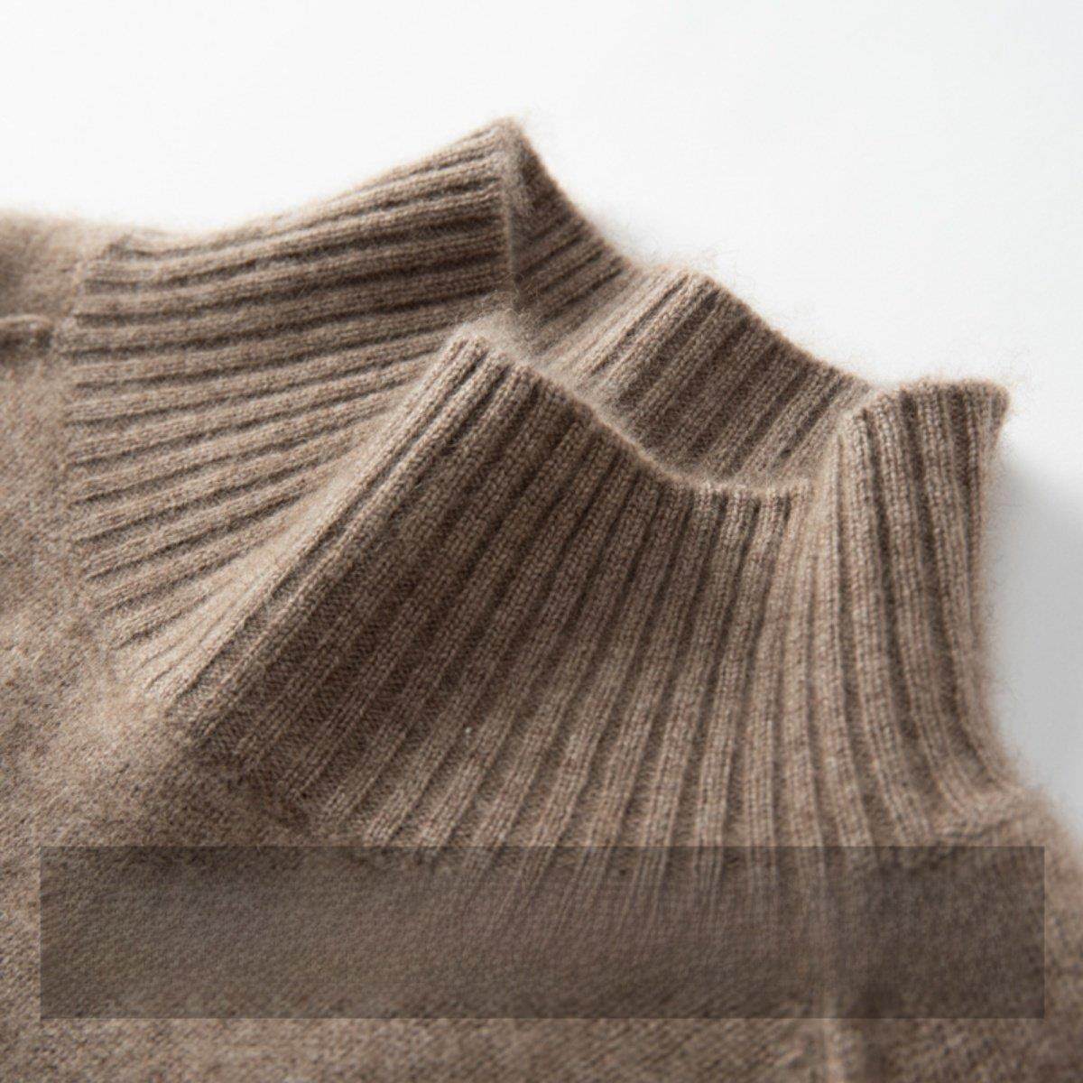 宽松加厚100%纯羊毛衫女半高领毛衣秋冬羊绒套头针织气质打底衫,女装/女士精品,毛针织衫,淘宝优惠券,粉丝福利购,淘宝优惠卷