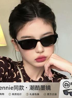 jennie同款太阳眼镜覆古小脸框女款高级感猫眼辣妹韩版太阳眼镜眼