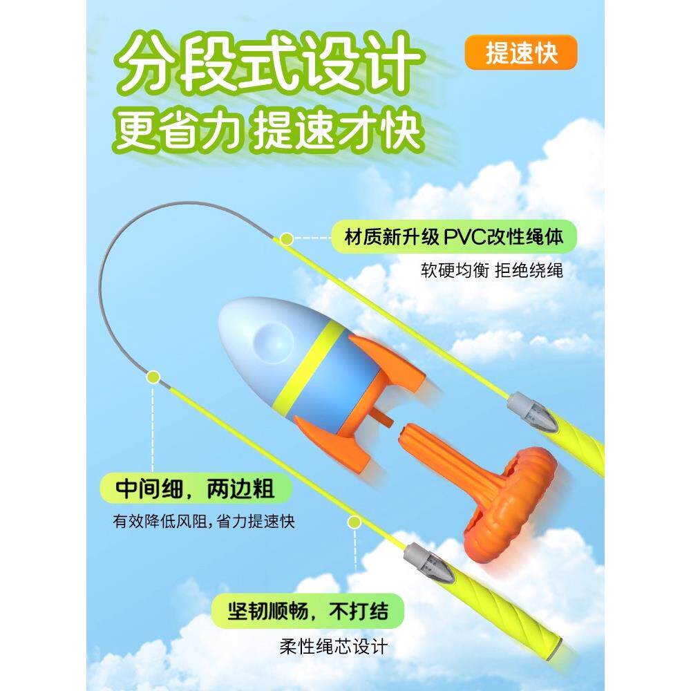 日轴本ys-001进口跳小学生专竞速承跳绳考试专用业沙氏绳绳子不打