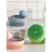 宠物洗澡刷猫咪狗狗沐浴液洗护用品沐浴露硅胶清洁起泡器一键按摩