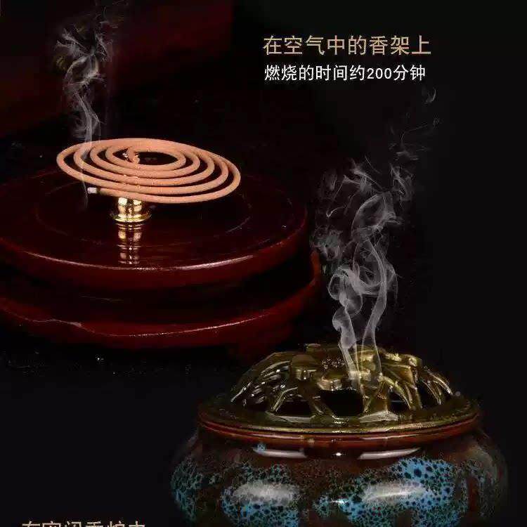 [单立减50]盘香手工檀香001留香艾熏香香炉卫S生下间草办公室清香