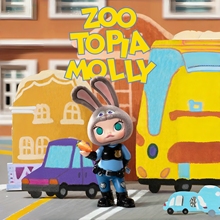 【Genuine】POPMART泡泡玛特MOLLY疯狂动物城联名手办盲盒潮玩