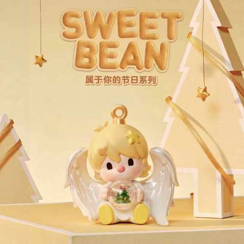 泡泡玛特小甜豆属于你的节日手办