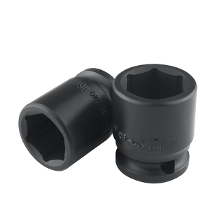 加硬3/8短套筒头中飞外六角套筒工具套管头子汽修8 10 14 22mm
