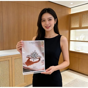 高档亚克力台卡桌牌八字卡槽抽拉式加厚高清耐折双面透明展示牌台牌展示牌广告牌价目表奖状荣誉专利证书框