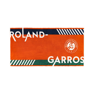 罗兰加洛斯法网官方毛巾纯棉新款男女运动擦汗浴巾网球周边羽毛球