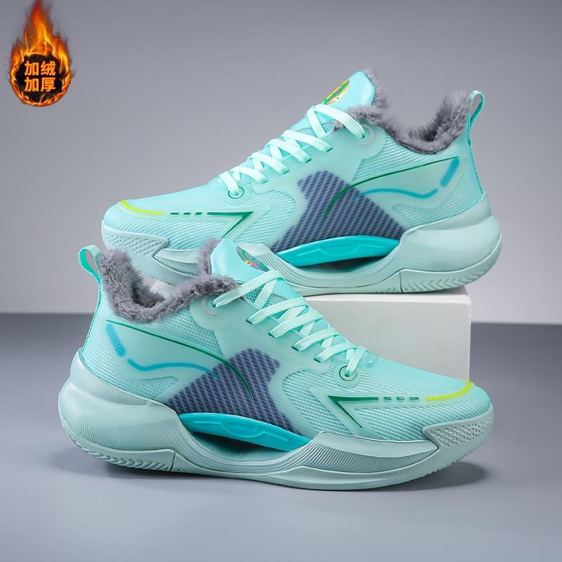 超轻V2篮球鞋男款冬季加绒保暖棉鞋青少年实战专业运动鞋儿童球鞋