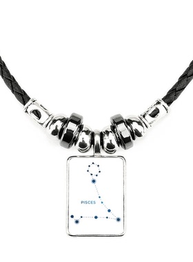 双鱼座宇宙饰品合金吊坠