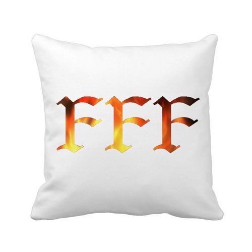 火焰沙发靠垫礼物方形抱枕定制