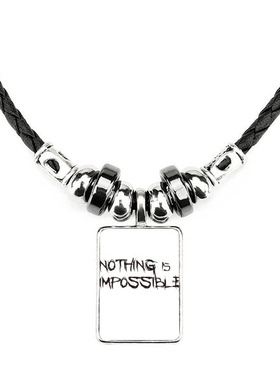 励志饰品合金吊坠