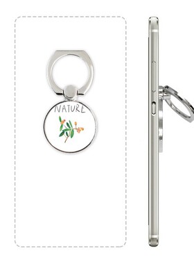 自然清新果实小岛作品手机支架指环多功能黏贴懒人桌面支撑礼品定