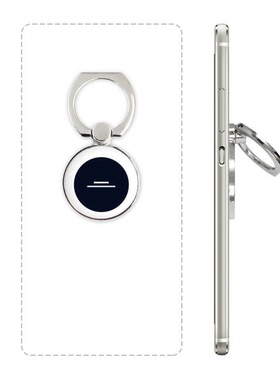 黑白音乐二分休止符手机支架指环多功能黏贴懒人桌面支撑礼品定制