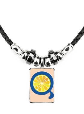 字母水果饰品合金吊坠