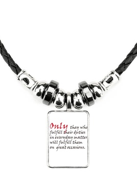 励志饰品合金吊坠