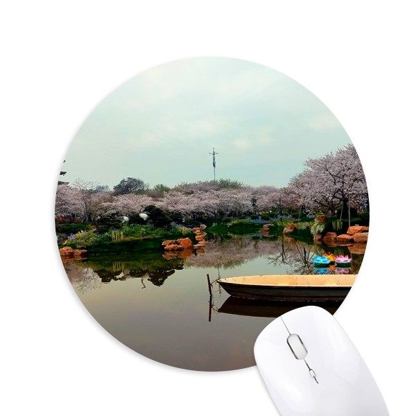 玫粉花枝风花雪月摄影圆形游戏办公防滑橡胶鼠标垫礼物,电脑硬件/显示器/电脑周边,鼠标垫/贴/腕垫,淘宝优惠券,粉丝福利购,淘宝优惠卷