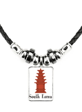 韩国旅行饰品合金吊坠