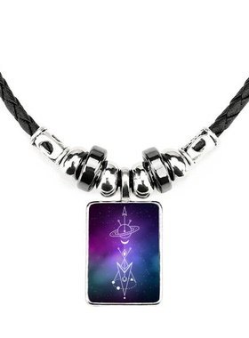 宇宙外星人符号饰品合金吊坠