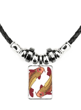 双鱼座标志饰品合金吊坠