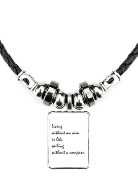 励志饰品合金吊坠