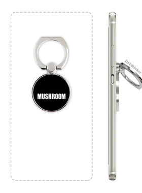 蘑菇蔬菜英文名手机支架指环多功能黏贴桌面支撑定制定做