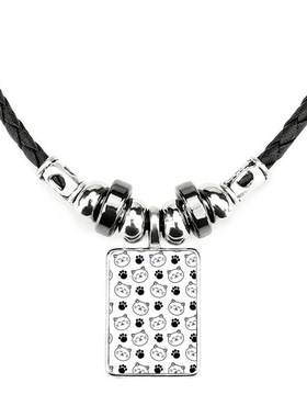 猫咪动物饰品合金吊坠