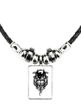 骷髅纹样饰品合金礼物吊坠