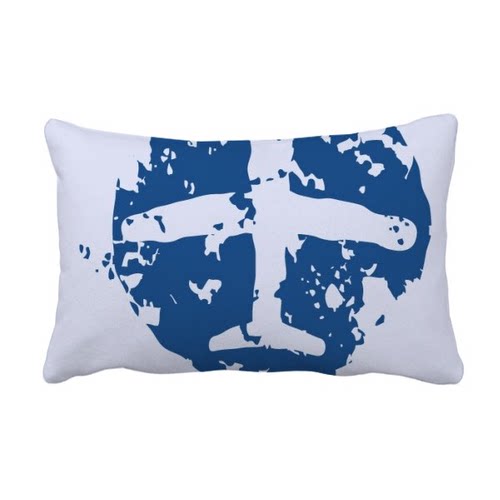 和平符号飞机创意图案抱枕靠枕腰枕沙发靠垫双面含芯礼物定制简约