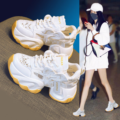 网红爆款7厘米轻便运动凉鞋