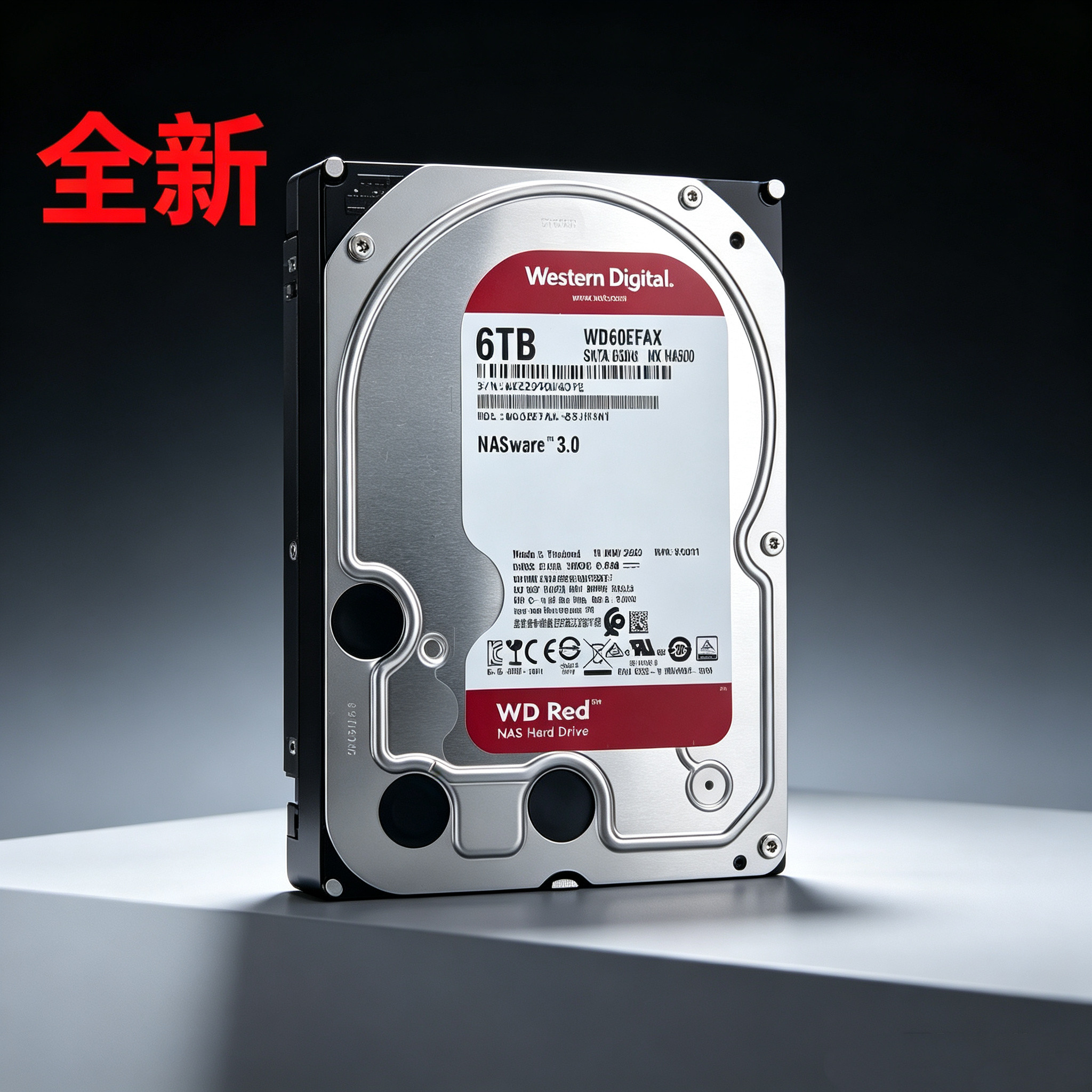 全新西部数据WD/西部数据6TNAS专用硬盘6TB机械硬盘6t电脑硬盘6tb