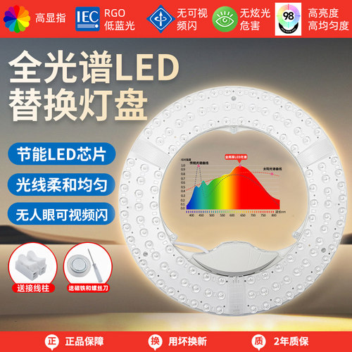 全光谱led改造灯芯板吸顶灯