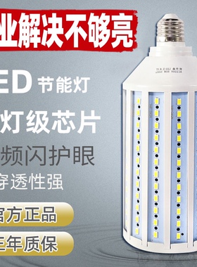 led灯泡玉米灯超亮节能e27小螺口吊灯庭院工厂车间家用路灯球泡灯