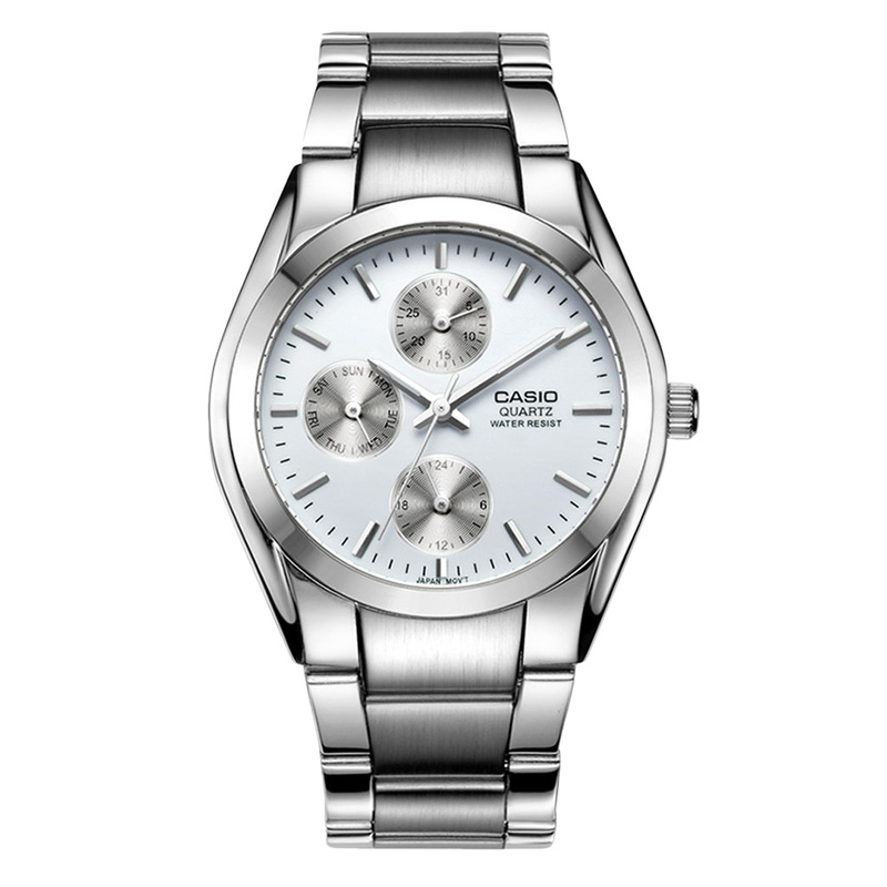 casio卡西欧三眼男士指针式手表