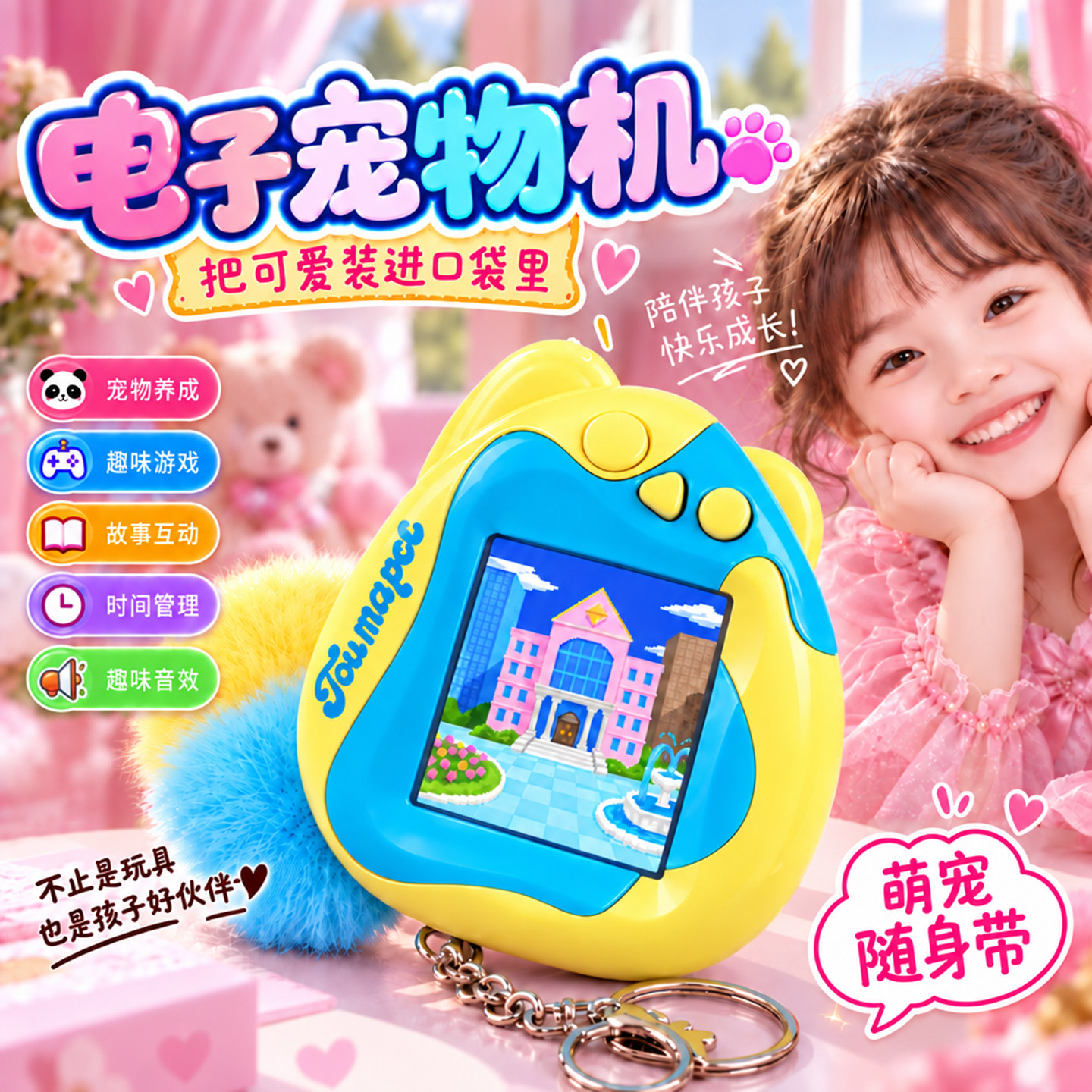 2026网红电子宠物机女童礼物
