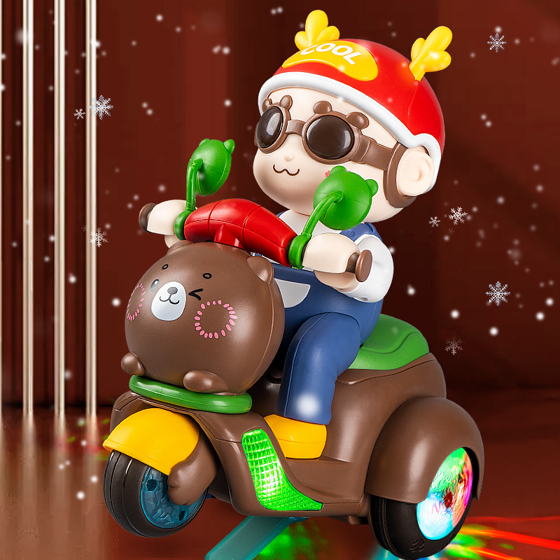 儿童电动特技摩托车玩具