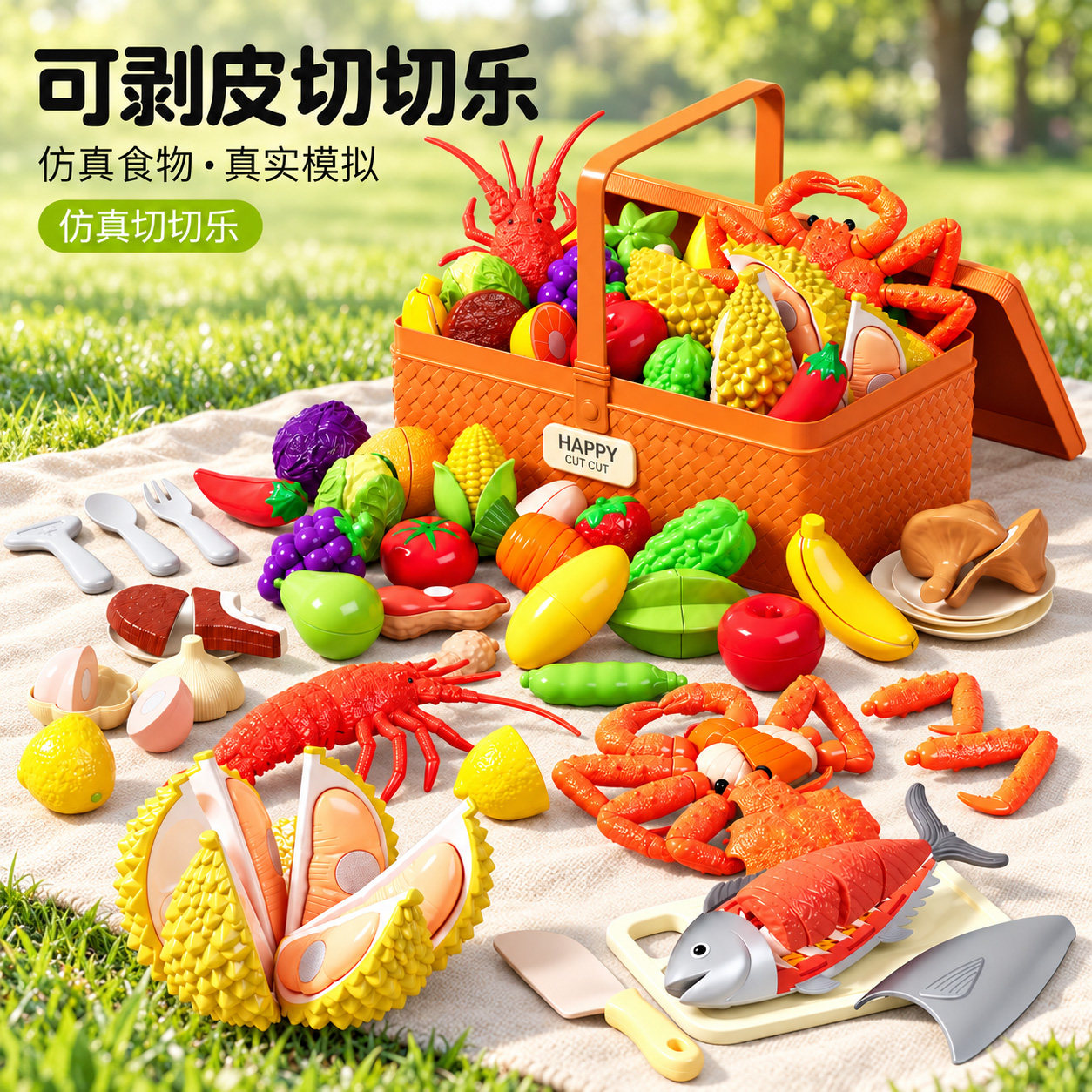 水果切切乐玩具仿真过家家