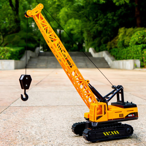 儿童可升降吊车大号工程车玩具