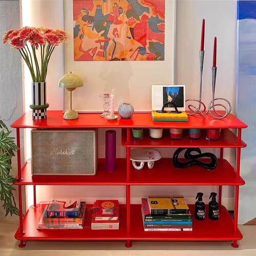 小户型落地收纳架Montana置物架中古书架轻奢书架多层设计收厂家