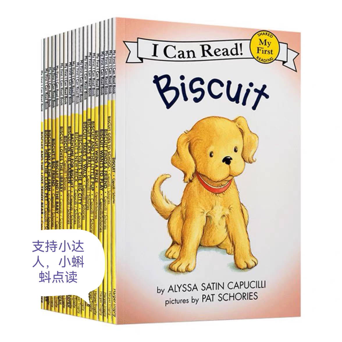 英文绘本汪培珽I Can Read Biscuit一阶段小饼干狗27册点读版-封面