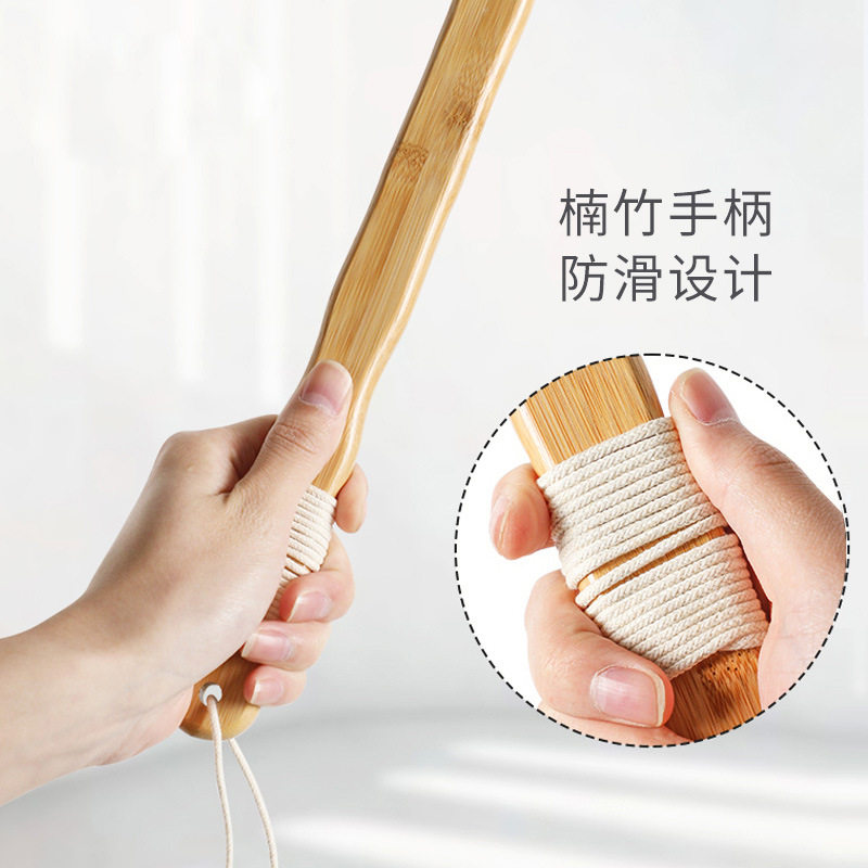 长柄浴刷超柔软猫爪洗澡刷软毛长柄沐浴刷女不伤肤后背身体刷